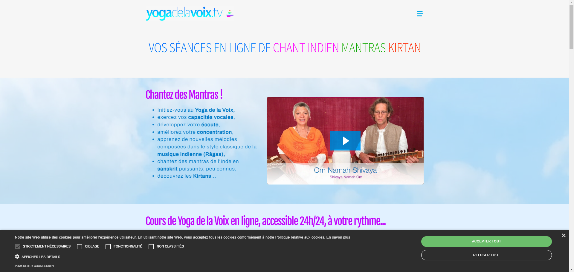 Yogadelavoix | seances en ligne de chant indien, mantras, kirtan